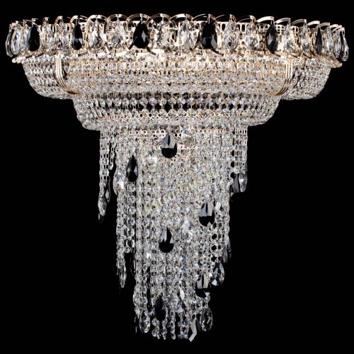 Люстра Кольцо №10 черная в Новокузнецке Гусь Хрустальный