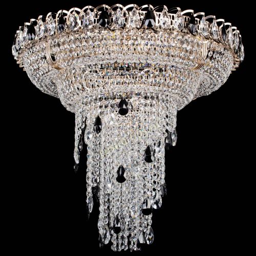 Люстра Кольцо №10 черная в Новокузнецке Гусь Хрустальный