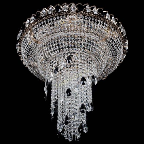 Люстра Кольцо №10 черная в Новокузнецке Гусь Хрустальный