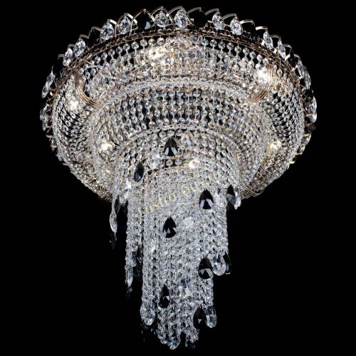 Люстра Кольцо №10 черная в Новокузнецке Гусь Хрустальный