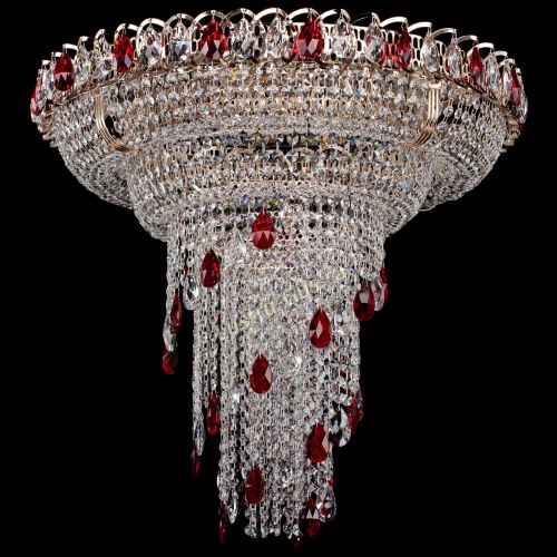 Люстра Кольцо №10 красная в Новокузнецке Гусь Хрустальный