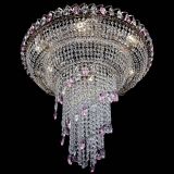 Люстра Кольцо №10 розовая в Новокузнецке