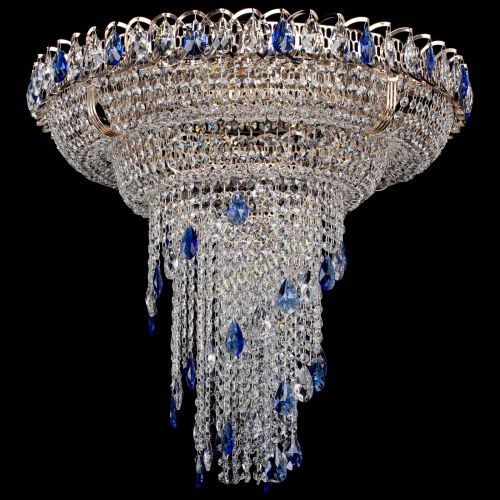 Люстра Кольцо №10 синяя в Новокузнецке Гусь Хрустальный