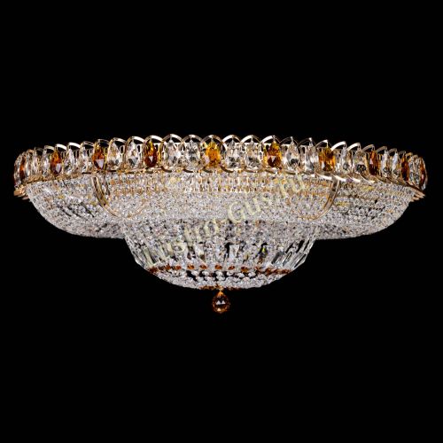 Люстра Кольцо Классика чайная 800 мм в Новокузнецке Гусь Хрустальный