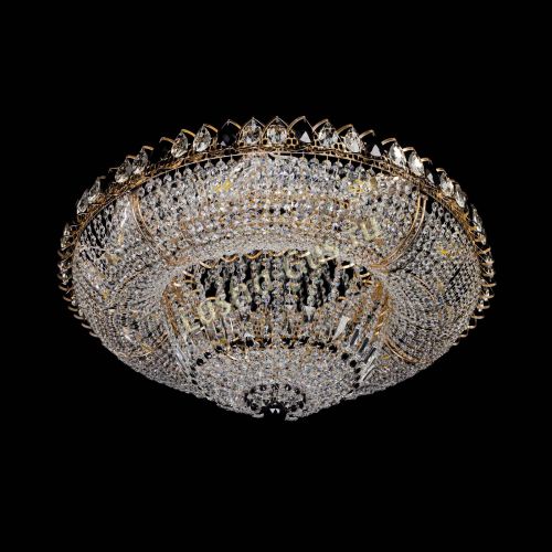 Люстра Кольцо Классика черное 800 мм  в Новокузнецке Гусь Хрустальный