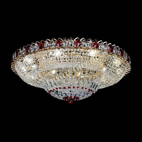 Люстра Кольцо Классика красное 800 мм  в Новокузнецке Гусь Хрустальный