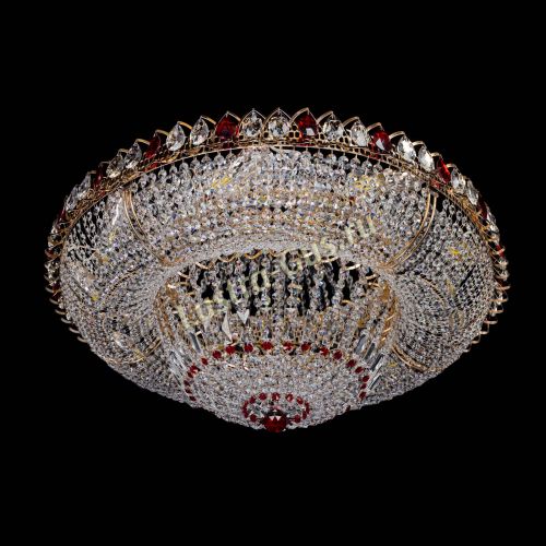 Люстра Кольцо Классика красное 800 мм  в Новокузнецке Гусь Хрустальный