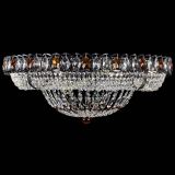 Люстра Кольцо Классика №8 Черная с чайными подвесками в Новокузнецке Люстра Кольцо Классика №8 Черная с чайными подвесками в Новокузнецке