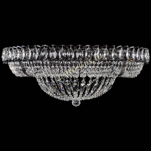 Люстра Кольцо Классика №8 Черная в Новокузнецке Гусь Хрустальный