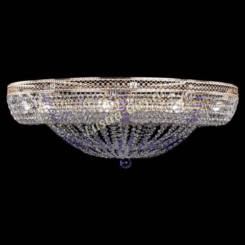 Люстра Кольцо Классика Венеция фиолетовая в Новокузнецке Гусь Хрустальный