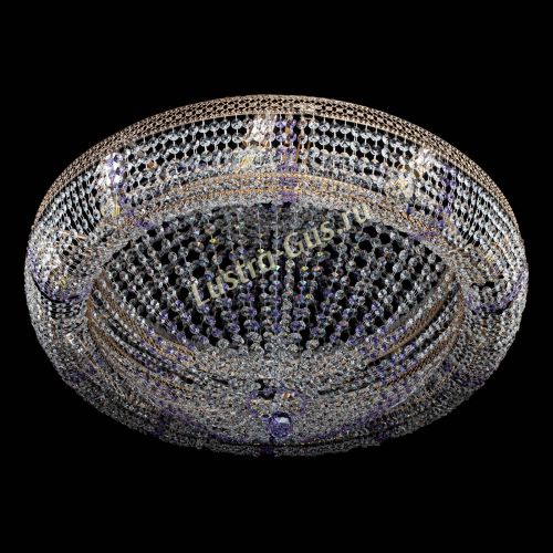 Люстра Кольцо Классика Венеция фиолетовая в Новокузнецке Гусь Хрустальный