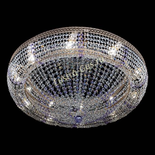 Люстра Кольцо Классика Венеция фиолетовая в Новокузнецке Гусь Хрустальный