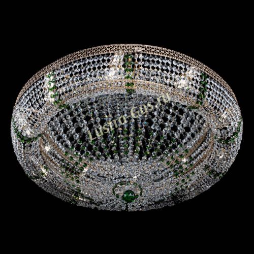 Люстра Кольцо Классика Венеция зеленая в Новокузнецке Гусь Хрустальный