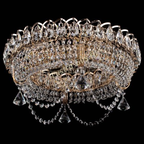 Люстра Кольцо Ожерелье конус в Новокузнецке Гусь Хрустальный