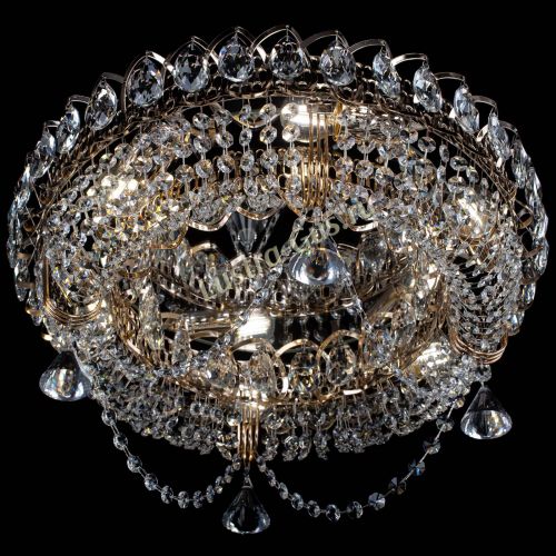 Люстра Кольцо Ожерелье конус в Новокузнецке Гусь Хрустальный