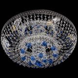 Люстра Кольцо Венеция №44 синяя в Новокузнецке Люстра Кольцо Венеция №44 синяя в Новокузнецке