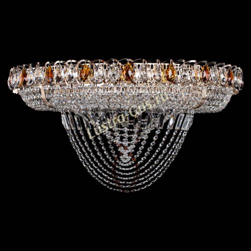 Люстра Кольцо Водоворот №8 чайная в Новокузнецке Гусь Хрустальный