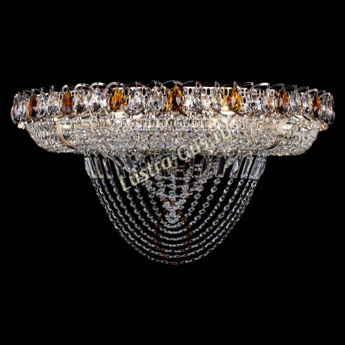 Люстра Кольцо Водоворот №8 чайная в Новокузнецке Гусь Хрустальный