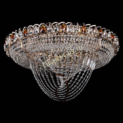 Люстра Кольцо Водоворот №8 чайная в Новокузнецке Гусь Хрустальный