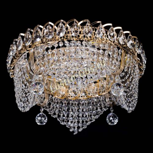 Люстра Кольцо Волна в Новокузнецке Гусь Хрустальный