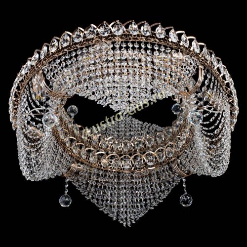 Люстра Кольцо Волна в Новокузнецке Гусь Хрустальный