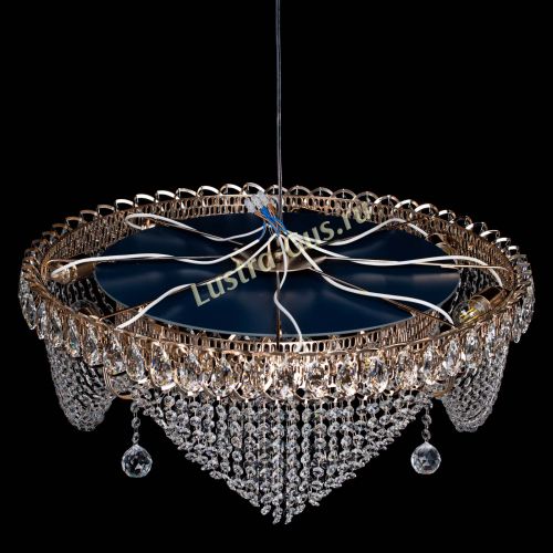 Люстра Кольцо Волна в Новокузнецке Гусь Хрустальный