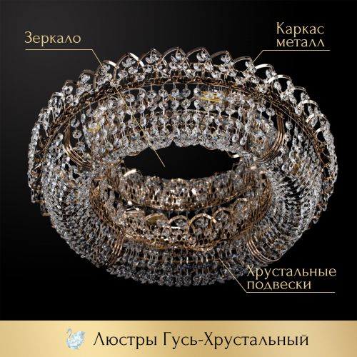 Люстра Кольцо оптикон в Новокузнецке Гусь Хрустальный
