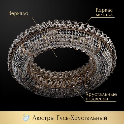 Люстра Кольцо оптикон в Новокузнецке Гусь Хрустальный