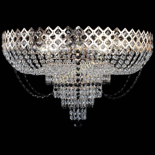 Люстра Корона №11 черная в Новокузнецке Гусь Хрустальный