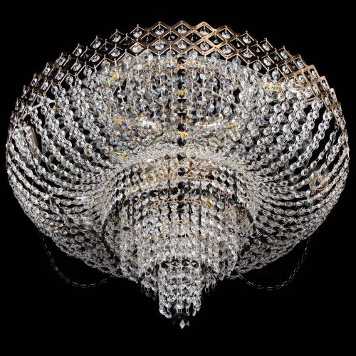 Люстра Корона №11 черная в Новокузнецке Гусь Хрустальный