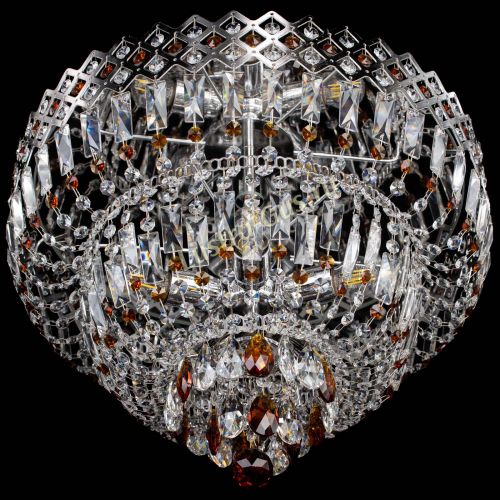 Люстра Корона №5 чайная в Новокузнецке Гусь Хрустальный