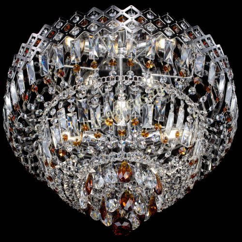 Люстра Корона №5 чайная в Новокузнецке Гусь Хрустальный