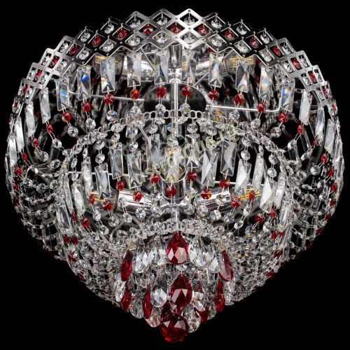Люстра Корона №5 красная в Новокузнецке Гусь Хрустальный