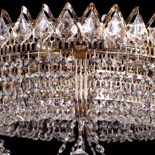 Люстра Корона Глория в Новокузнецке Гусь Хрустальный