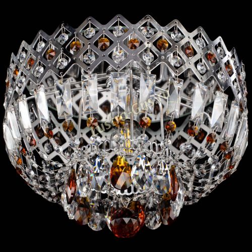 Люстра Корона пластинка №1 чайная в Новокузнецке Гусь Хрустальный