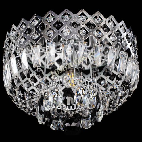 Люстра Корона пластинка №1 черная в Новокузнецке Гусь Хрустальный