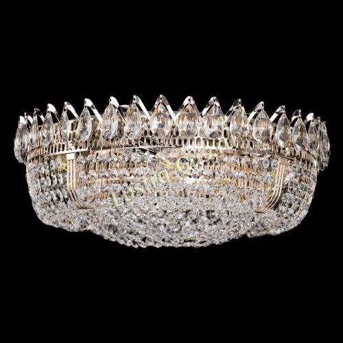 Люстра Корона Сетка 450 мм в Новокузнецке Гусь Хрустальный