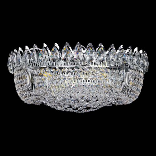 Люстра Корона Сетка 450 мм в Новокузнецке Гусь Хрустальный