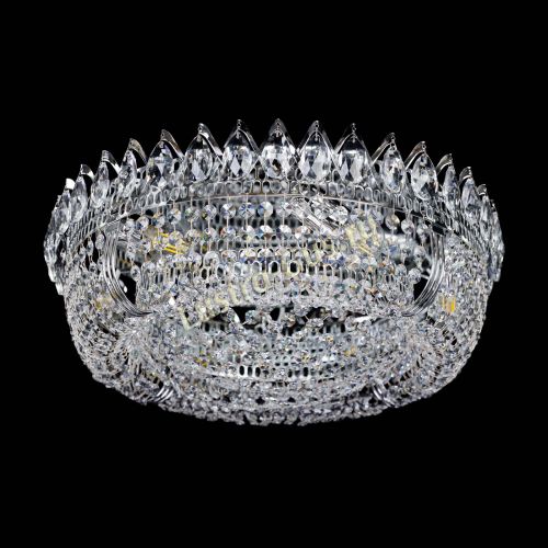 Люстра Корона Сетка 450 мм в Новокузнецке Гусь Хрустальный