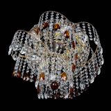 Люстра Космея №4 чайная, диаметр - 520 мм, цвет - золото, Люстры Гусь Хрустальный Люстра Космея №4 чайная, диаметр - 520 мм, цвет - золото, Люстры Гусь Хрустальный