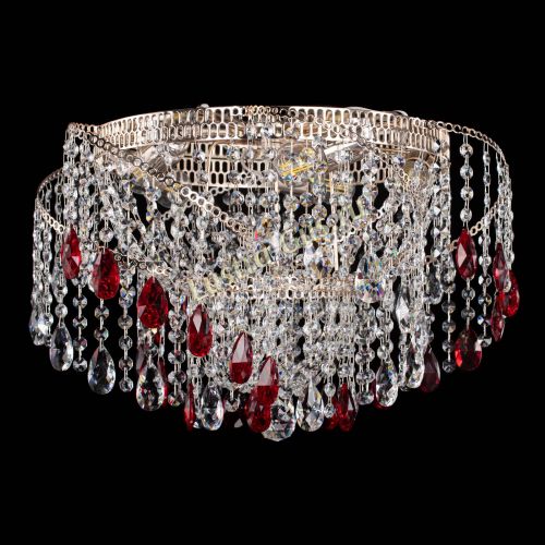 Люстра Космея №4 красная в Новокузнецке Люстра Космея №4 красная в Новокузнецке