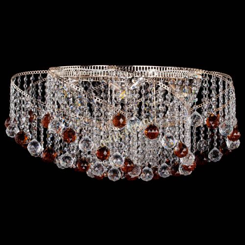 Люстра Космея №6 шар 40 мм чайная в Новокузнецке Гусь Хрустальный