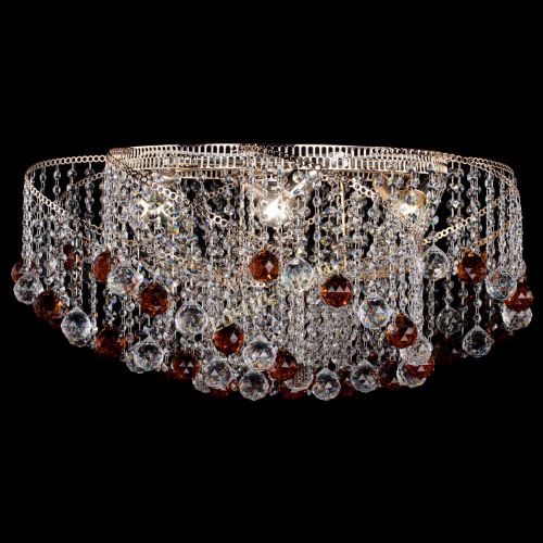 Люстра Космея №6 шар 40 мм чайная в Новокузнецке Гусь Хрустальный