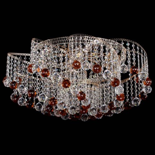 Люстра Космея №6 шар 40 мм чайная в Новокузнецке Гусь Хрустальный