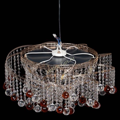 Люстра Космея №6 шар 40 мм чайная в Новокузнецке Гусь Хрустальный