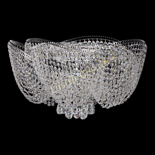 Люстра Космея Бутон большая в Новокузнецке Гусь Хрустальный