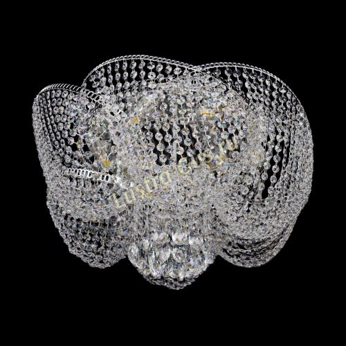 Люстра Космея Бутон большая в Новокузнецке Гусь Хрустальный