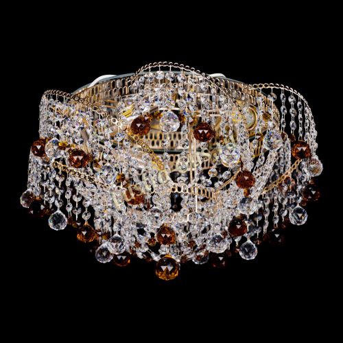 Люстра Космея шар 40 мм чайная в Новокузнецке Гусь Хрустальный