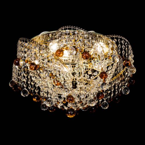 Люстра Космея шар 40 мм чайная в Новокузнецке Гусь Хрустальный