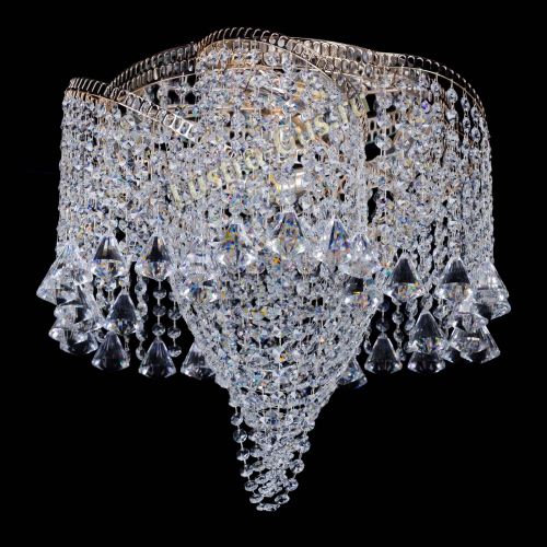 Люстра Космея Водоворот конус в Новокузнецке Гусь Хрустальный